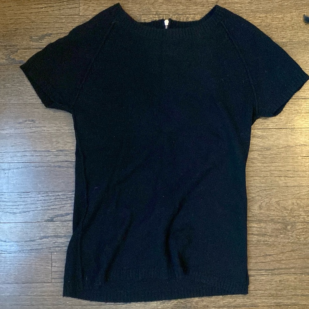 Philosophy black cashmere tee